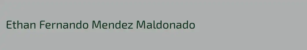 Ethan Fernando Mendez Maldonado